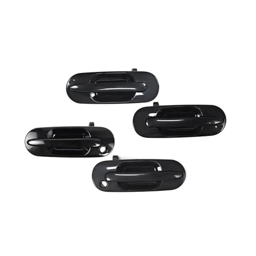 TMERIC Auto Außen Griff Für CR-V Für CRV 1997 1998 1999 2000 2001 4 Stücke Schwarz Links Rechts Auto Außentürgriff Auto Außentürgriffe Türgriff Außen von TMERIC