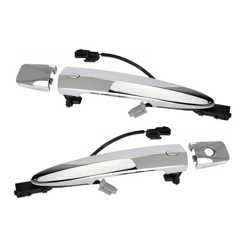 TMERIC Für Blatt Für Sentra Für Maxima Für Murano 1 Paar Chrom Auto Front Außentür Griff 806451AA0A 806461AA0A von TMERIC
