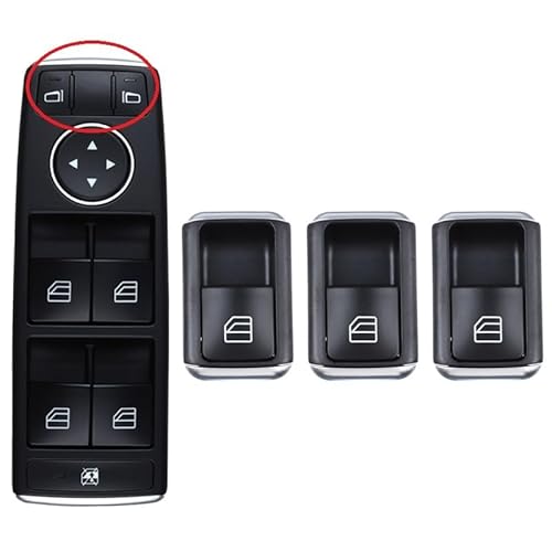 nsterheber Hauptschalter Für Benz Für W204 Für W212 CE GLK Klasse Auto Electric Power Master Fenster Schalter Taste 2049055402,2049055302,2049058202 Schalter Fensterheber (Size : E) von TMERIC