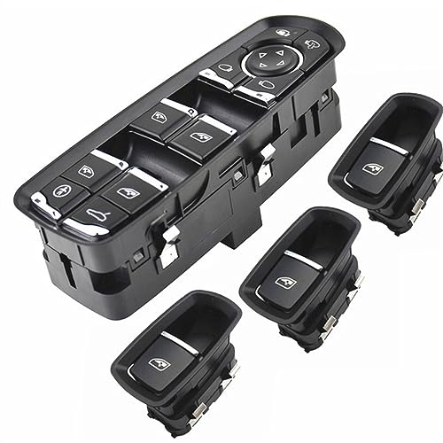 nsterheber Hauptschalter Für Für Panamera Für Cayenne Für Macan Power Passagier Fahrer Fenster Control Schalter Taste Konsole 2010-2018 Auto Teile Schalter Fensterheber (Size : 4) von TMERIC