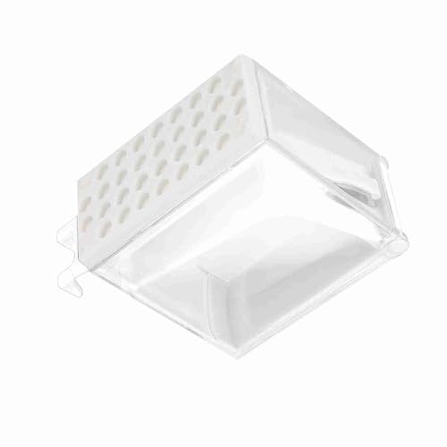 Zahnarzt Zahnarzt Baumwollrollenspender 4 Farben Teiler Pressenhalter Halter Pressentyp Wattestäbchen Aufbewahrungsbox(Weiß) von TMISHION