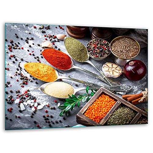 TMK ArtDeko – Schneidebrett Glas – Glasschneidebrett für die Küche 40x30 cm – Robust, Hygienisch & Rutschfest – Glas Schneidebrett – Zusätzliche Arbeitsfläche – Vielseitige Nutzung von TMK ArtDeko