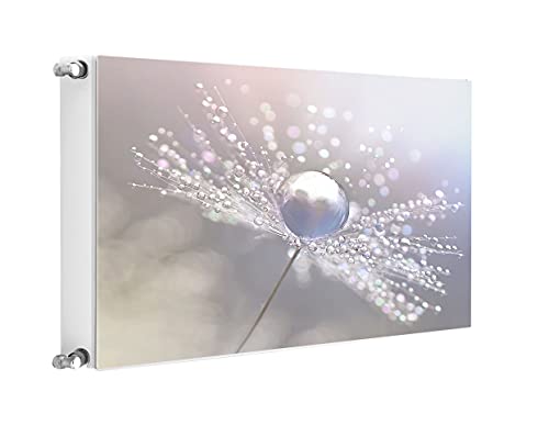 TMK ArtDeko Heizkörperabdeckung Magnetisch Dekorativer Sichtschutz Energiesparend 80x60 Magnet Heizkörperabdeckung, Heizkörperverkleidung, Blume von TMK ArtDeko
