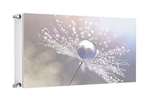 TMK ArtDeko Heizkörperverkleidung mit Magnet Stilvolle Optik Hochwertiges Material Heizkörperabdeckung, 100x60cm, Blume von TMK ArtDeko