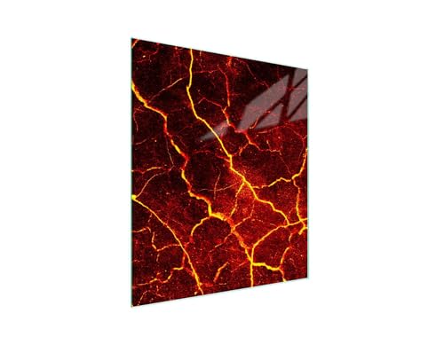 TMK ArtDeko Herdabdeckplatte 45x52 Einteilig Glas Induktion Herdschutz Spritzschutz Glasplatte Deko Schneidebrett, Bank von TMK ArtDeko