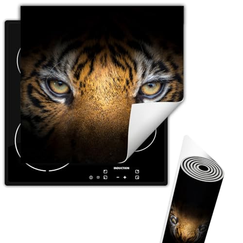 TMK ArtDeko Herdabdeckplatte 50x52 cm Einteilig Küchen Zubehör Kochfeld Abdeckung Ceranfeld Herdplattenabdeckung Induktionskochfeld Aufrollbare Matte, Schwarz Tiger TMK ArtDeko Herdabdeckplatte 50x52 cm Einteilig Küchen Zubehör Kochfeld Abdeckung Ceranfeld Herdplattenabdeckung Induktionskochfeld Aufrollbare Matte, Schwarz Tiger von TMK ArtDeko
