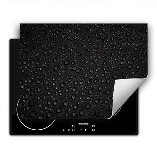 TMK ArtDeko Herdabdeckplatte Einteilig 70x52 cm Küche Herdabdeckung Ceranfeld Abdeckplatte Kochfeld Abdeckung Induktionskochfeld Aufrollbare, Schwarz Tropfen TMK ArtDeko Herdabdeckplatte Einteilig 70x52 cm Küche Herdabdeckung Ceranfeld Abdeckplatte Kochfeld Abdeckung Induktionskochfeld Aufrollbare, Schwarz Tropfen von TMK ArtDeko