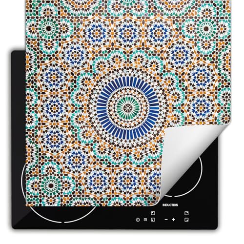 TMK ArtDeko Herdabdeckplatte Einteilig Ceranfeld Abdeckplatte für Induktionsschutz Ceranfeldabdeckung Vinyl Herdabdeckplatten 60x52 cm - Mosaik Bunt TMK ArtDeko Herdabdeckplatte Einteilig Ceranfeld Abdeckplatte für Induktionsschutz Ceranfeldabdeckung Vinyl Herdabdeckplatten 60x52 cm - Mosaik Bunt von TMK ArtDeko