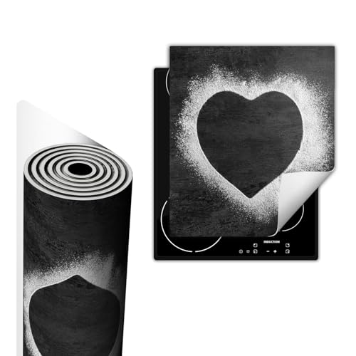 TMK ArtDeko Herdabdeckplatte Einteilig Kochfeld Abdeckung Induktionskochfeld Ceranfeld Abdeckplatte Küche Anti Rutsch Matte Herdabdeckung Aufrollbar 45x52 cm, Herz Schiefer TMK ArtDeko Herdabdeckplatte Einteilig Kochfeld Abdeckung Induktionskochfeld Ceranfeld Abdeckplatte Küche Anti Rutsch Matte Herdabdeckung Aufrollbar 45x52 cm, Herz Schiefer von TMK ArtDeko