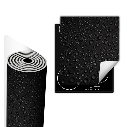 TMK ArtDeko Herdabdeckplatte Einteilig Kochfeld Abdeckung Induktionskochfeld Ceranfeld Abdeckplatte Küche Anti Rutsch Matte Herdabdeckung Aufrollbar 45x52 cm, Schwarz Tropfen TMK ArtDeko Herdabdeckplatte Einteilig Kochfeld Abdeckung Induktionskochfeld Ceranfeld Abdeckplatte Küche Anti Rutsch Matte Herdabdeckung Aufrollbar 45x52 cm, Schwarz Tropfen von TMK ArtDeko