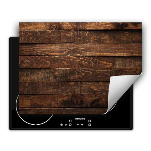 TMK ArtDeko Herdabdeckplatte Einteilig Küche Ceranfeld Abdeckplatte Cerankochfeld Abdeckung Induktionskochfeld Schutzmatte 80x52 cm - Holz Braun TMK ArtDeko Herdabdeckplatte Einteilig Küche Ceranfeld Abdeckplatte Cerankochfeld Abdeckung Induktionskochfeld Schutzmatte 80x52 cm - Holz Braun von TMK ArtDeko