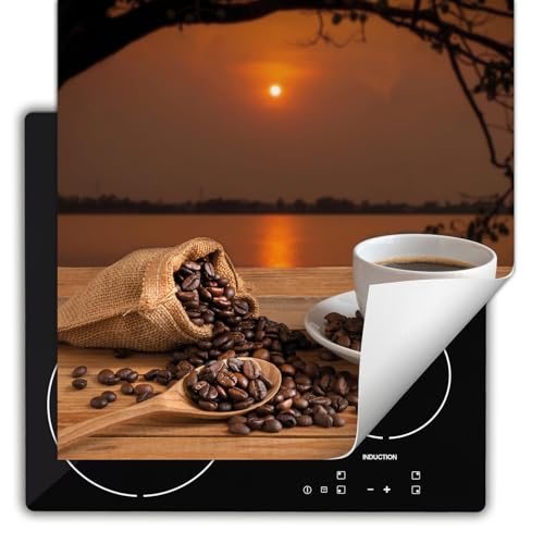 TMK ArtDeko Herdabdeckplatte Einteilig Küche Herdabdeckung Induktionsfeld Ceranfeld Herdabdeckplatten Vinyl Matte Aufrollbar 60x52 cm - Kaffee Sonnenuntergang TMK ArtDeko Herdabdeckplatte Einteilig Küche Herdabdeckung Induktionsfeld Ceranfeld Herdabdeckplatten Vinyl Matte Aufrollbar 60x52 cm - Kaffee Sonnenuntergang von TMK ArtDeko