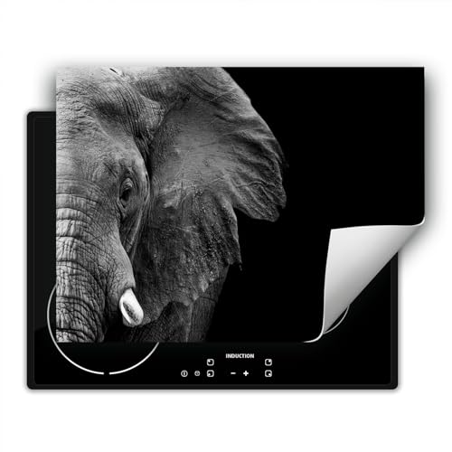 TMK ArtDeko Herdabdeckplatte Induktion Schutzmatte Küche Herdabdeckung Ceranfeld Induktionsmatte Cerankochfeld Abdeckung 80x52 cm - Elefant Schwarz TMK ArtDeko Herdabdeckplatte Induktion Schutzmatte Küche Herdabdeckung Ceranfeld Induktionsmatte Cerankochfeld Abdeckung 80x52 cm - Elefant Schwarz von TMK ArtDeko