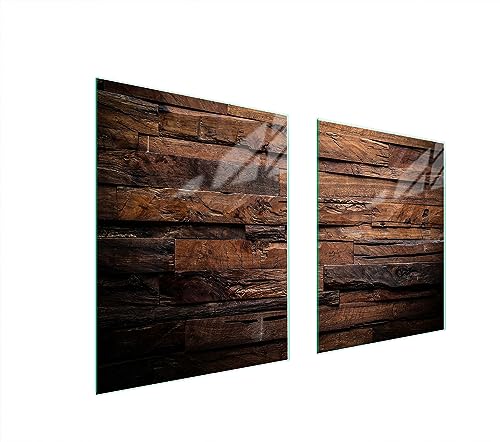 TMK ArtDeko Herdabdeckplatten 2 Teilig 85 x 52 cm Ceranfeldabdeckung Küche Induktion Herdschutz Spritzschutz Glasplatte Schneidebrett, Holz TMK ArtDeko Herdabdeckplatten 2 Teilig 85 x 52 cm Ceranfeldabdeckung Küche Induktion Herdschutz Spritzschutz Glasplatte Schneidebrett, Holz von TMK ArtDeko