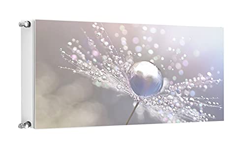 TMK ArtDeko Magnet Heizkörperabdeckung Innovative Lösung Selbsthaftend 120x60 Heizkörperabdeckung, Heizkörperverkleidung, Blume von TMK ArtDeko
