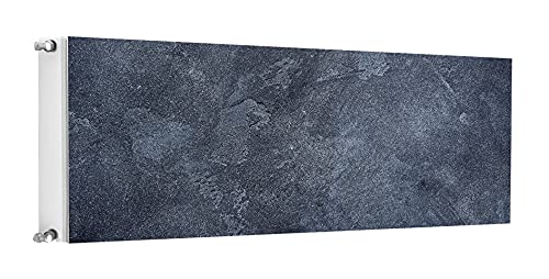 TMK ArtDeko Magnet Heizkörperabdeckung Innovative Lösung Selbsthaftend 160x60 Heizkörperabdeckung, Heizkörperverkleidung, Schiefer von TMK ArtDeko