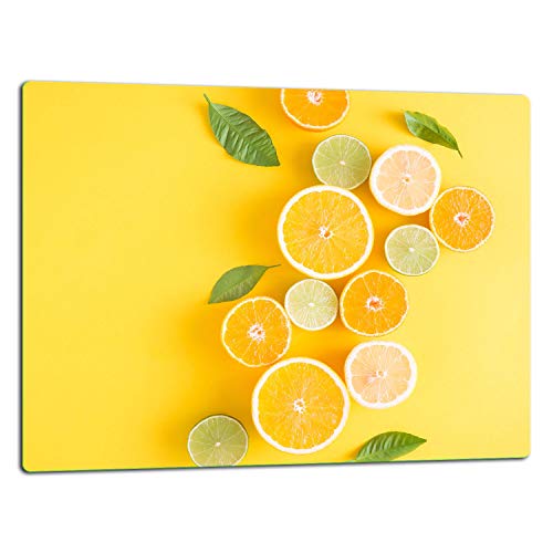 TMK ArtDeko – Schneidebrett Glas – Glasschneidebrett für die Küche 52x40 cm – Robust, Hygienisch & Rutschfest – Glas Schneidebrett – Zusätzliche Arbeitsfläche – Vielseitige Nutzung von TMK ArtDeko