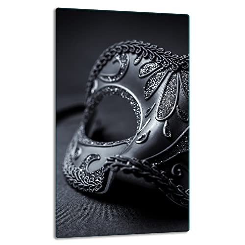 TMK | Herdabdeckplatte 30x52 Einteilig Glas Elektroherd Induktion Herdschutz Spritzschutz Glasplatte Deko Schneidebrett Art. von TMK ArtDeko