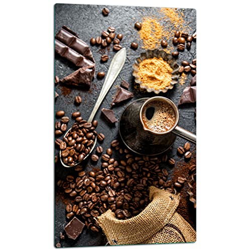 TMK | Herdabdeckplatte 30x52 Einteilig Glas Elektroherd Induktion Herdschutz Spritzschutz Glasplatte Deko Schneidebrett Kaffee TMK | Herdabdeckplatte 30x52 Einteilig Glas Elektroherd Induktion Herdschutz Spritzschutz Glasplatte Deko Schneidebrett Kaffee von TMK ArtDeko