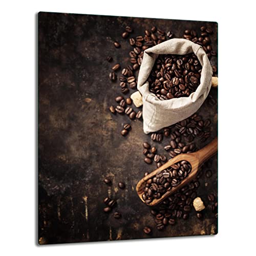 TMK | Herdabdeckplatte 40x52 Einteilig Glas Elektroherd Induktion Herdschutz Spritzschutz Glasplatte Deko Schneidebrett Kaffee TMK | Herdabdeckplatte 40x52 Einteilig Glas Elektroherd Induktion Herdschutz Spritzschutz Glasplatte Deko Schneidebrett Kaffee von TMK ArtDeko