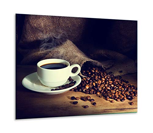 TMK | Herdabdeckplatte 60x52 Einteilig Glas Elektroherd Induktion Herdschutz Spritzschutz Glasplatte Deko Schneidebrett Kaffee TMK | Herdabdeckplatte 60x52 Einteilig Glas Elektroherd Induktion Herdschutz Spritzschutz Glasplatte Deko Schneidebrett Kaffee von TMK ArtDeko