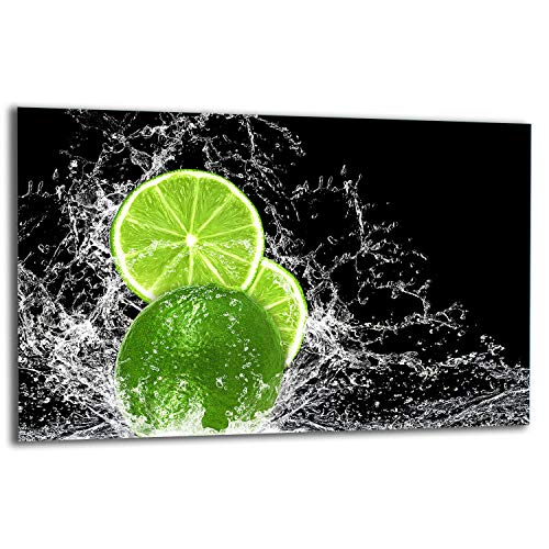 TMK | Herdabdeckplatte 80x52 cm 1-teilig Ceranfeldabdeckung Induktion Herdschutz Spritzschutz Glasplatte Deko Schneidebrett, grün Zitrone TMK | Herdabdeckplatte 80x52 cm 1-teilig Ceranfeldabdeckung Induktion Herdschutz Spritzschutz Glasplatte Deko Schneidebrett, grün Zitrone von TMK ArtDeko