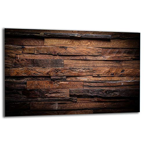 TMK ArtDeko Herdabdeckplatte 1 Teilig 80x52 cm - Spritzschutz Herdabdeckung – Herdschutz aus Sicherheitsglas – Robust, Hygienisch & Rutschfest– Schutz für Induktion, Ceran, Gas & Elektro von TMK ArtDeko