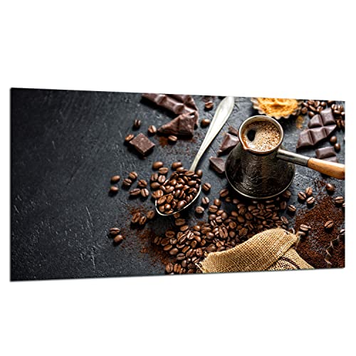 TMK | Herdabdeckplatte 90x52 Einteilig Glas Elektroherd Induktion Herdschutz Spritzschutz Glasplatte Deko Schneidebrett Kaffee TMK | Herdabdeckplatte 90x52 Einteilig Glas Elektroherd Induktion Herdschutz Spritzschutz Glasplatte Deko Schneidebrett Kaffee von TMK ArtDeko
