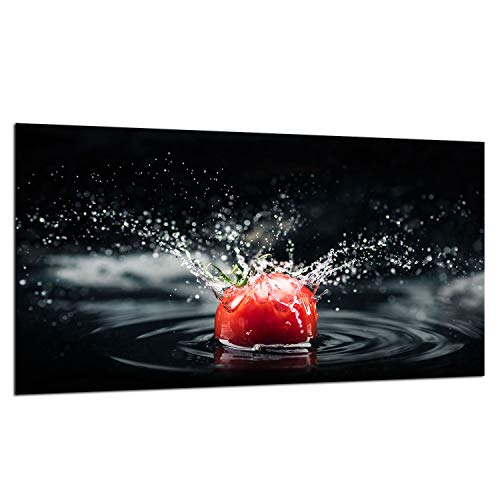 TMK | Herdabdeckplatte 90x52 cm Glas Ceranfeldabdeckung Induktion Herdschutz Spritzschutz Glasplatte Deko Schneidebrett Tomate TMK | Herdabdeckplatte 90x52 cm Glas Ceranfeldabdeckung Induktion Herdschutz Spritzschutz Glasplatte Deko Schneidebrett Tomate von TMK ArtDeko