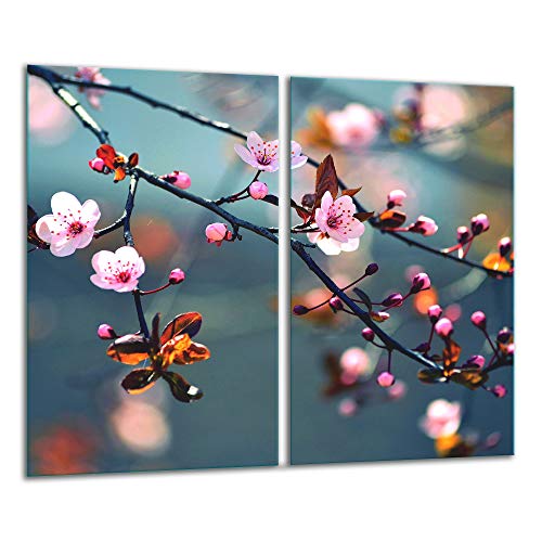 TMK | Herdabdeckplatten 2 Teilig 2x30x52 cm Ceranfeldabdeckung Küche Elektroherd Induktion Herdschutz Spritzschutz Glasplatte Schneidebrett Blumen TMK | Herdabdeckplatten 2 Teilig 2x30x52 cm Ceranfeldabdeckung Küche Elektroherd Induktion Herdschutz Spritzschutz Glasplatte Schneidebrett Blumen von TMK ArtDeko