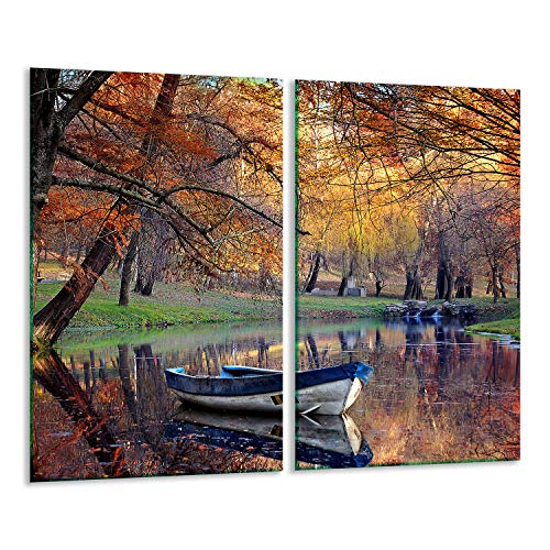 TMK | Herdabdeckplatten 2 Teilig 2x30x52 cm Ceranfeldabdeckung Küche Elektroherd Induktion Herdschutz Spritzschutz Glasplatte Schneidebrett Landsachft TMK | Herdabdeckplatten 2 Teilig 2x30x52 cm Ceranfeldabdeckung Küche Elektroherd Induktion Herdschutz Spritzschutz Glasplatte Schneidebrett Landsachft von TMK ArtDeko