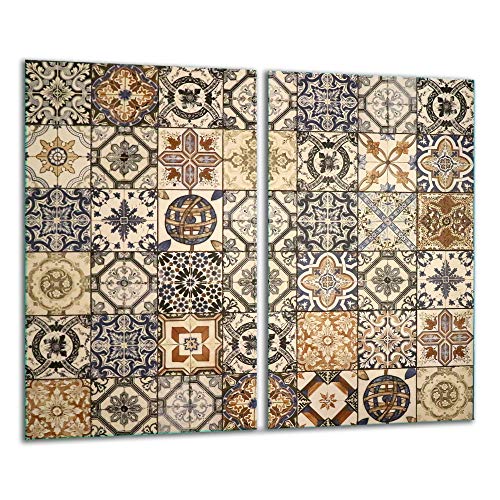 TMK ArtDeko Herdabdeckplatte 2 Teilig 2x30x52 cm - Spritzschutz Herdabdeckung – Herdschutz aus Sicherheitsglas – Robust, Hygienisch & Rutschfest– Schutz für Induktion, Ceran, Gas & Elektro TMK ArtDeko Herdabdeckplatte 2 Teilig 2x30x52 cm - Spritzschutz Herdabdeckung – Herdschutz aus Sicherheitsglas – Robust, Hygienisch & Rutschfest– Schutz für Induktion, Ceran, Gas & Elektro von TMK ArtDeko