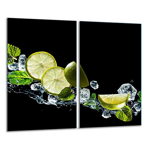 TMK ArtDeko Herdabdeckplatte 2 Teilig 2x30x52 cm - Spritzschutz Herdabdeckung – Herdschutz aus Sicherheitsglas – Robust, Hygienisch & Rutschfest– Schutz für Induktion, Ceran, Gas & Elektro TMK ArtDeko Herdabdeckplatte 2 Teilig 2x30x52 cm - Spritzschutz Herdabdeckung – Herdschutz aus Sicherheitsglas – Robust, Hygienisch & Rutschfest– Schutz für Induktion, Ceran, Gas & Elektro von TMK ArtDeko