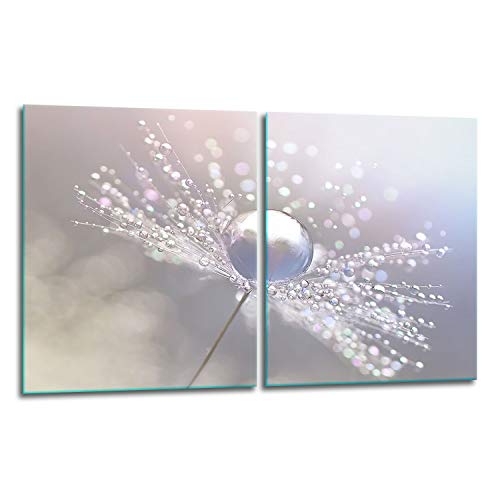 TMK | Herdabdeckplatten Set 2x40x52 cm Ceranfeld Abdeckung Glas Spritzschutz Abdeckplatte Glasplatte Herd Ceranfeldabdeckung Deko Schneidebrett Blume TMK | Herdabdeckplatten Set 2x40x52 cm Ceranfeld Abdeckung Glas Spritzschutz Abdeckplatte Glasplatte Herd Ceranfeldabdeckung Deko Schneidebrett Blume von TMK ArtDeko
