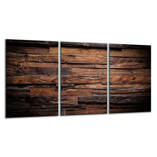 TMK ArtDeko Herdabdeckplatte 3 Teilig 3x30x52 cm - Spritzschutz Herdabdeckung – Herdschutz aus Sicherheitsglas – Robust, Hygienisch & Rutschfest– Schutz für Induktion, Ceran, Gas & Elektro von TMK ArtDeko