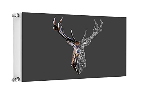 TMK Magnet Heizkörperabdeckung, Heizkörperverkleidung 100x60cm, Hirsch von TMK ArtDeko
