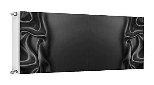 TMK Magnet Heizkörperabdeckung, Heizkörperverkleidung 140x60 cm, Muster Schwarz von TMK ArtDeko
