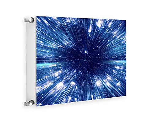 TMK ArtDeko Magnetische Heizkörperverkleidung Modernes Design Einfache Montage 60x60 Magnet Heizkörperabdeckung, Muster Blau von TMK ArtDeko