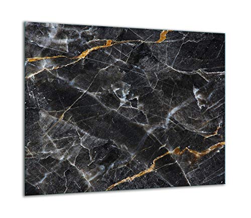 TMK ArtDeko Herdabdeckplatte 1 Teilig 60x52 cm - Spritzschutz Herdabdeckung – Herdschutz aus Sicherheitsglas – Robust, Hygienisch & Rutschfest– Schutz für Induktion, Ceran, Gas & Elektro von TMK ArtDeko