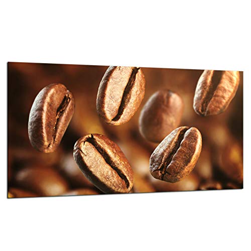 TMK | Herdabdeckplatte 90x52 cm Glas Ceranfeldabdeckung Induktion Herdschutz Spritzschutz Glasplatte Deko Schneidebrett Kaffee von TMK ArtDeko