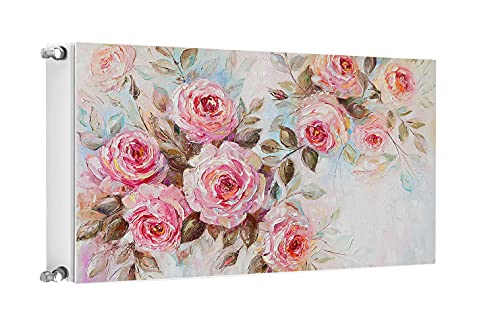 TMK Magnet Heizkörperabdeckung, Heizkörperverkleidung 100x60cm, Rose von TMK