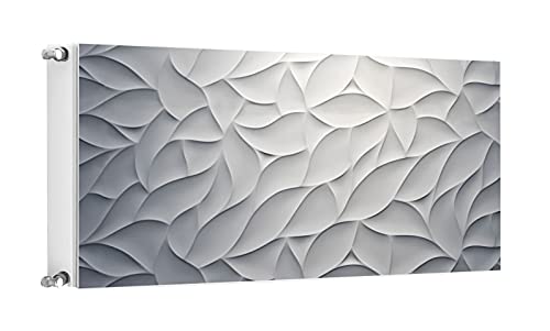 TMK Magnet Heizkörperabdeckung, Heizkörperverkleidung 120x60 cm, Muster Grau von TMK ArtDeko