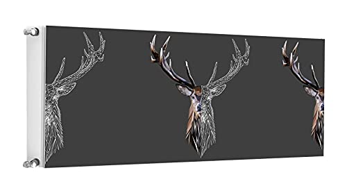 TMK Magnet Heizkörperabdeckung, Heizkörperverkleidung 140x60 cm, Hirsch von TMK ArtDeko