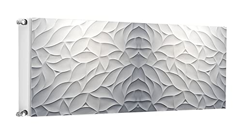 TMK Magnet Heizkörperabdeckung, Heizkörperverkleidung 140x60 cm, Muster Grau von TMK ArtDeko