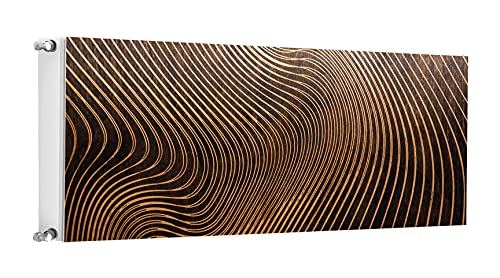 TMK Magnet Heizkörperabdeckung, Heizkörperverkleidung 140x60 cm, Muster Holz von TMK ArtDeko