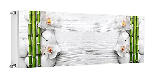 TMK Magnet Heizkörperabdeckung, Heizkörperverkleidung 160x60 cm, Bambus Blume von TMK