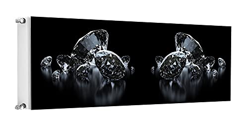 TMK Magnet Heizkörperabdeckung, Heizkörperverkleidung 160x60 cm, Diamanten von TMK
