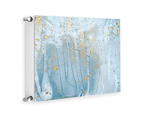 TMK ArtDeko Heizkörperabdeckung Magnetisch Dekorativer Sichtschutz Energiesparend 60x60 Magnet Heizkörperabdeckung, Heizkörperverkleidung, Muster Gold von TMK ArtDeko