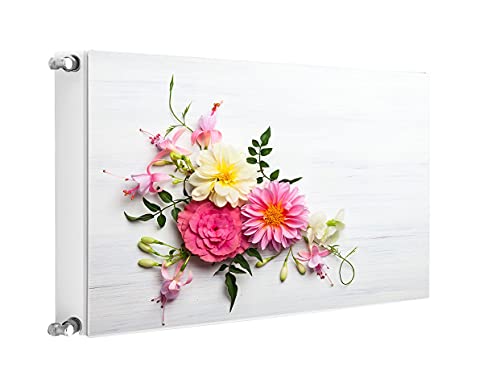 TMK Magnet Heizkörperabdeckung, Heizkörperverkleidung 80x60 cm, Blumen von TMK ArtDeko