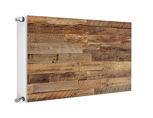 TMK ArtDeko Magnetische Heizkörperverkleidung Modernes Design Einfache Montage 80x60 Magnet Heizkörperabdeckung, Holz von TMK ArtDeko